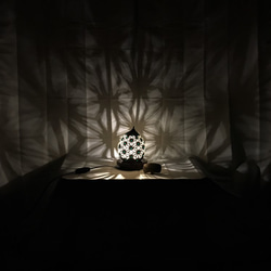 ひょうたんランプ「麻の葉ドームmini」 3枚目の画像