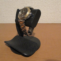 腕時計　飾る　オールブラックだ円パイプ1本掛け　ak-design　受注製作 N20200907 6枚目の画像