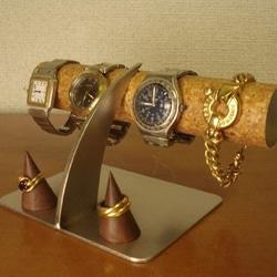 ハロウィンプレゼント木製リングスタンド付き腕時計スタンド 2枚目の画像