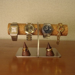 ハロウィンプレゼント木製リングスタンド付き腕時計スタンド 3枚目の画像