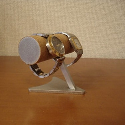 ハロウィンプレゼント　2本掛け丸パイプデザイン腕時計スタンド　ak-design 6枚目の画像