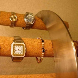 父の日にどうぞ　丸パイプ16本掛け腕時計スタンド　ジャイアントスーパーロング　ak-design 8枚目の画像