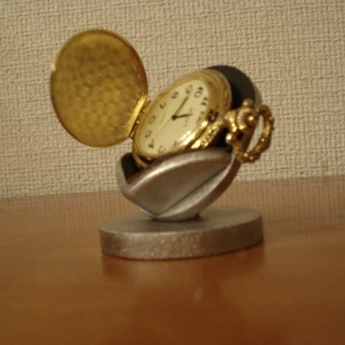 父の日ギフト 懐中時計スタンド ブラックデザインデスク懐中時計ケース