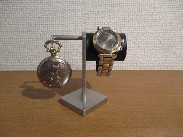 父の日間に合います　在庫あり　腕時計、懐中時計デイスプレイスタンド ブラック