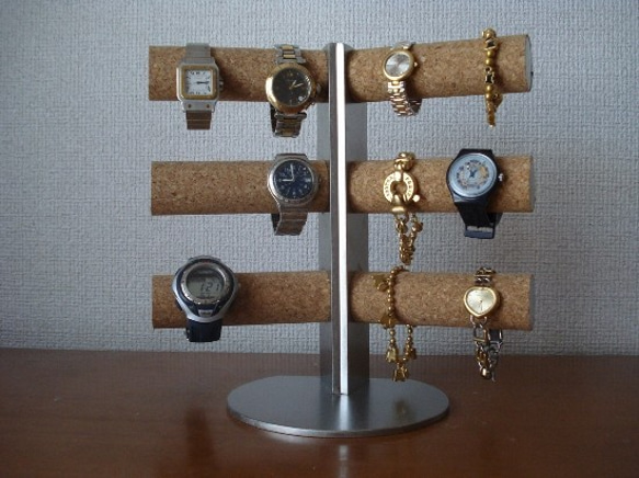 腕時計　スタンド　12本掛け角度付き腕時計スタンド　スタンダード 1枚目の画像