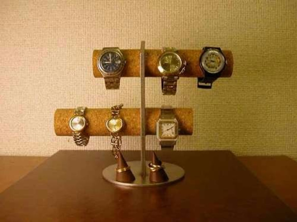 腕時計スタンド　6本掛け腕時計スタンド 　リングスタンド 2枚目の画像