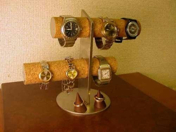 腕時計スタンド　6本掛け腕時計スタンド 　リングスタンド 3枚目の画像
