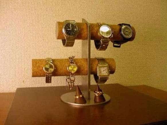 腕時計スタンド　6本掛け腕時計スタンド 　リングスタンド 5枚目の画像