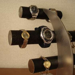 腕時計スタンド　ブラック8本掛け腕時計スタンド　指輪スタンドバージョン　No.120518　 7枚目の画像