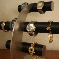 腕時計スタンド　ブラック8本掛け腕時計スタンド　指輪スタンドバージョン　No.120518　 9枚目の画像