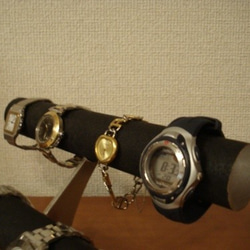 腕時計スタンド　2段ブラック腕時計スタンド　No.130331 5枚目の画像