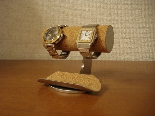 腕時計スタンド　2本掛けロングトレイ腕時計スタンド 　N130222 8,880円