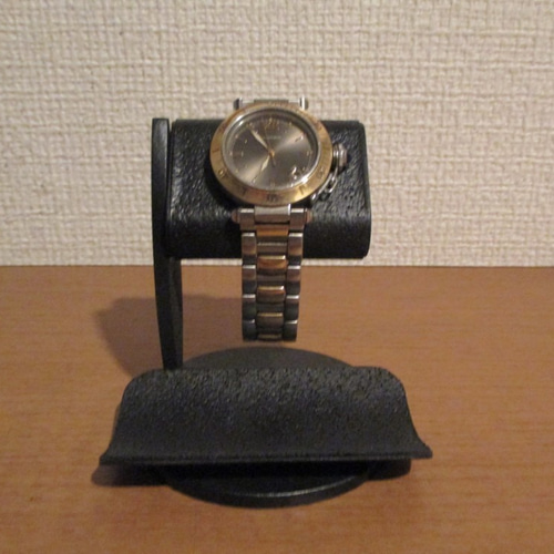 腕時計スタンドオールブラックだ円パイプ1本掛けak-design