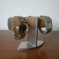 腕時計スタンド　2本掛け腕時計インテリアスタンド  N8413 7枚目の画像
