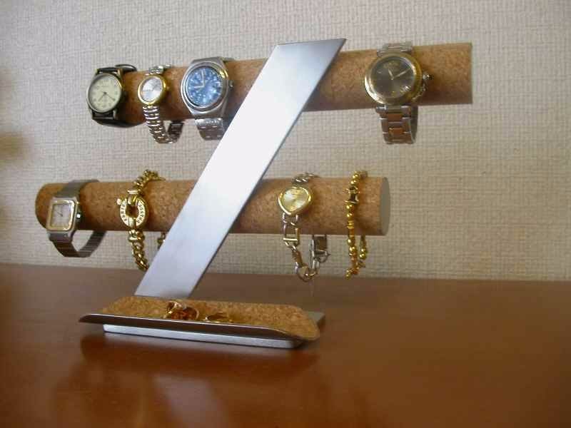 クリスマスプレゼントにどうぞだ円ロングトレイ4本掛け腕時計スタンド