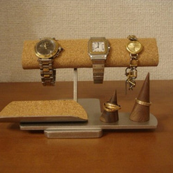 3本掛け腕時計、アクセサリーディスプレイスタンド　TUモデル 2枚目の画像
