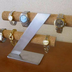 腕時計スタンド　ステンレス製8本掛けインテリア腕時計収納スタンド　スタンダード 2枚目の画像
