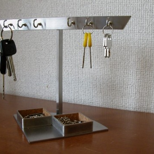 キースタンド(※キースタンドのみの販売で備品は含みません) 木製 鍵スタンド（キースタンド）／腕時計スタンド