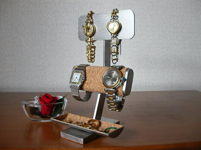 だ円パイプ腕時計スタンド小物入れケース付き