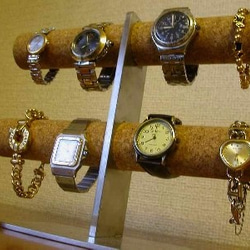 プレゼントに！8本掛けインテリア腕時計スタンド　スタンダード 4枚目の画像