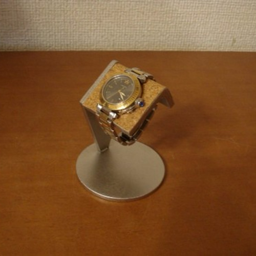 腕時計スタンド　匿名配送　ハンドメイド　オールブラック1本掛けウォッチスタンド 時計スタンド 1本掛けだ円ブラック腕時計スタンド スタンダード