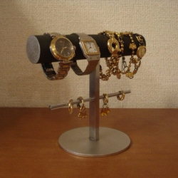 腕時計スタンド　丸パイプ腕時計、ブレスレット、イヤリングスタンド　スタンダード　ak-design 3枚目の画像