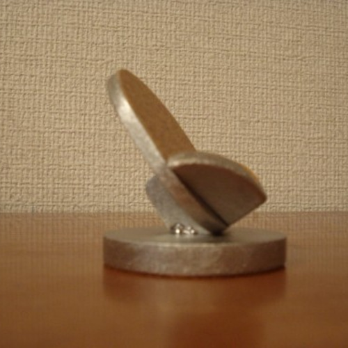 懐中時計スタンド 父の日に 横向き懐中時計蓋開きディスプレイスタンド