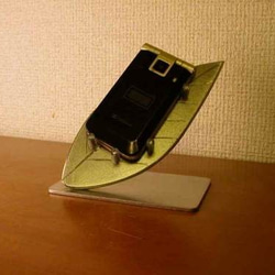 リーフ携帯電話スタンド 1枚目の画像