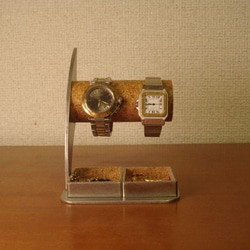 母の日に♪　ダブルトレイ付き腕時計スタンド　No.81024 2枚目の画像