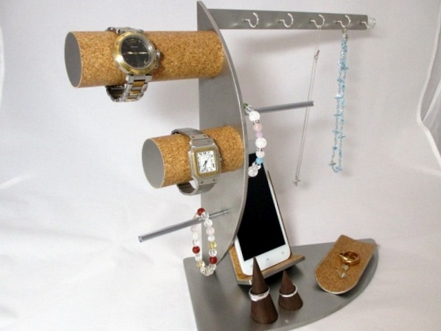 母の日に♬腕時計、スマホ、ネックレス、キー、イヤリング、リング、小物入れスタンド　ak-design　No.170520