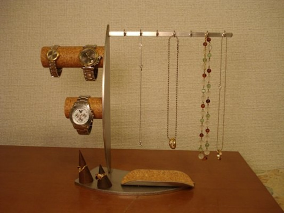 母の日　アクセサリー　収納！腕時計、ネックレス、指輪スタンド　ak-design　No912202. 2枚目の画像