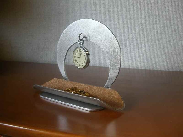 母の日に★　1本掛け懐中時計スタンドロングトレイ　AKデザイン　IMG0195 