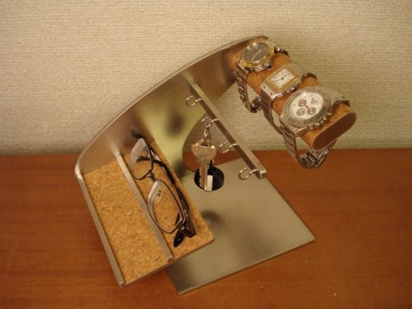 父の日プレゼント♬　時計、眼鏡、キーホルダースタンド　AKデザイン　No.101226 5枚目の画像