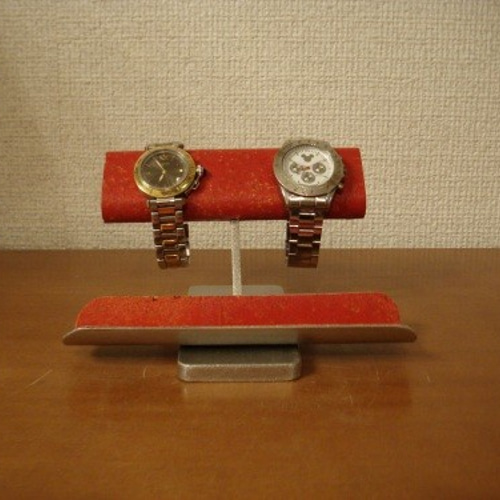 誕生日プレゼントに 新作インテリアレッド腕時計スタンド N130222 