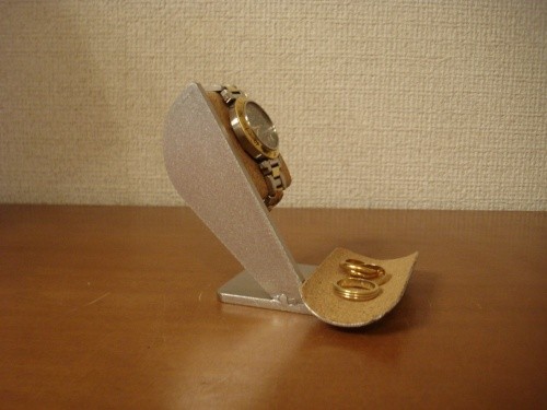 彼氏の誕生日プレゼントに　半円トレイ付き腕時計スタンド  No.130228