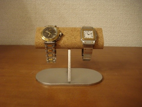 腕時計スタンド　だ円台座、だ円パイプ腕時計スタンド　スタンダード 　No.130219 2枚目の画像