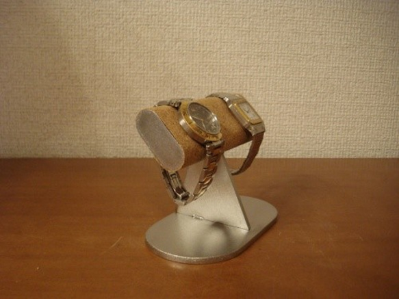 腕時計スタンド　だ円台座、だ円パイプ腕時計スタンド　スタンダード 　No.130219 5枚目の画像