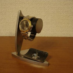 敬老の日に　腕時計スタンド　デザイン時計収納スタンド　ブラックトレイバージョン　No.120213 2枚目の画像
