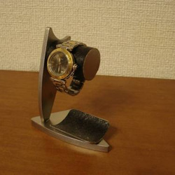敬老の日に　腕時計スタンド　デザイン時計収納スタンド　ブラックトレイバージョン　No.120213 5枚目の画像