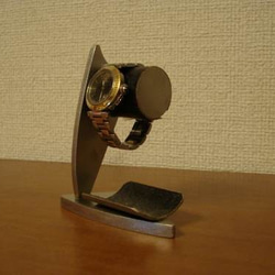 敬老の日に　腕時計スタンド　デザイン時計収納スタンド　ブラックトレイバージョン　No.120213 6枚目の画像
