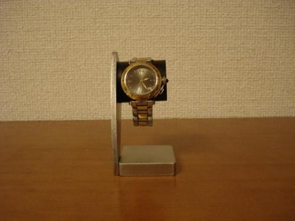 敬老の日に　ブラックコルクデスク腕時計スタンド　No.120214 2枚目の画像