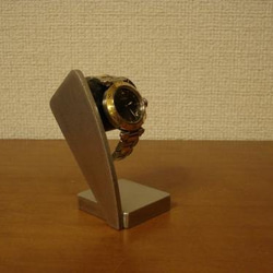 敬老の日に　ブラックコルクデスク腕時計スタンド　No.120214 3枚目の画像