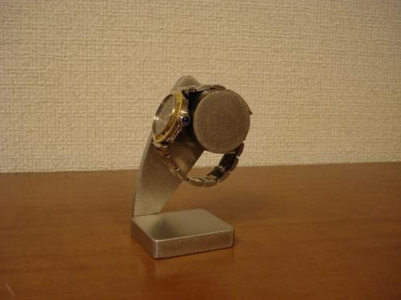 敬老の日に　ブラックコルクデスク腕時計スタンド　No.120214 5枚目の画像