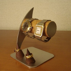 腕時計　飾る　リングスタンド付き腕時計スタン　男用パイプ 3枚目の画像