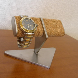 クリスマスに　腕時計スタンド　だ円パイプ腕時計スタンド　受注製作　IMG４１ 1枚目の画像