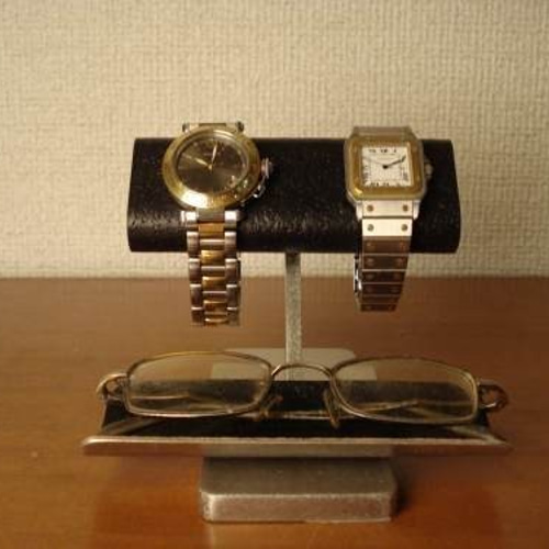 ブラックコルクだ円パイプ腕眼鏡スタンド No.111226 その他インテリア 