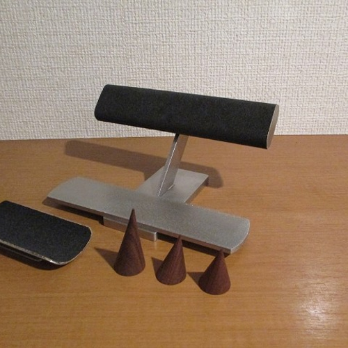 リング スタンド、トレイを固定していないアクセサリースタンド 