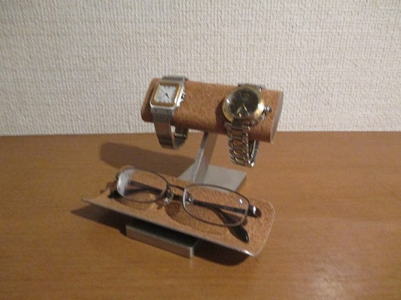 　だ円パイプ腕時計、眼鏡スタンド　181114 3枚目の画像
