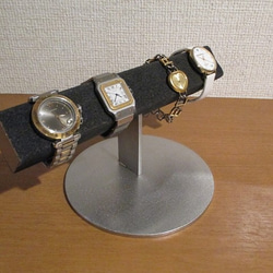 腕まわりが大きい時計専用角パイプ腕時計スタンド　ブラック　スタンダード　181113 6枚目の画像