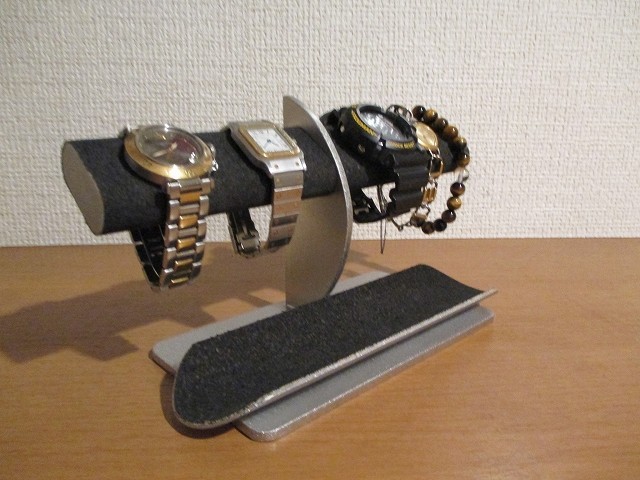 ブラック楕円パイプ腕時計スタンドロングハーフパイプトレイ　171220 14,785円